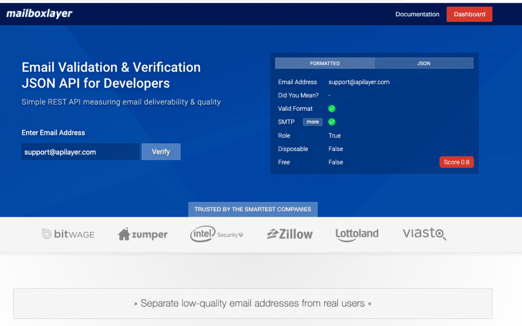 Validasi Email dengan Layanan mailboxlayer.com